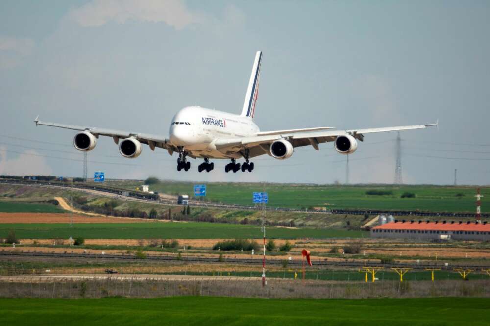 Uno de los aviones de Airbus/ EFE