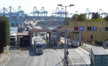 Acceso de camiones al puerto de Algeciras | Autoridad Portuaria de la Bahía de Algeciras