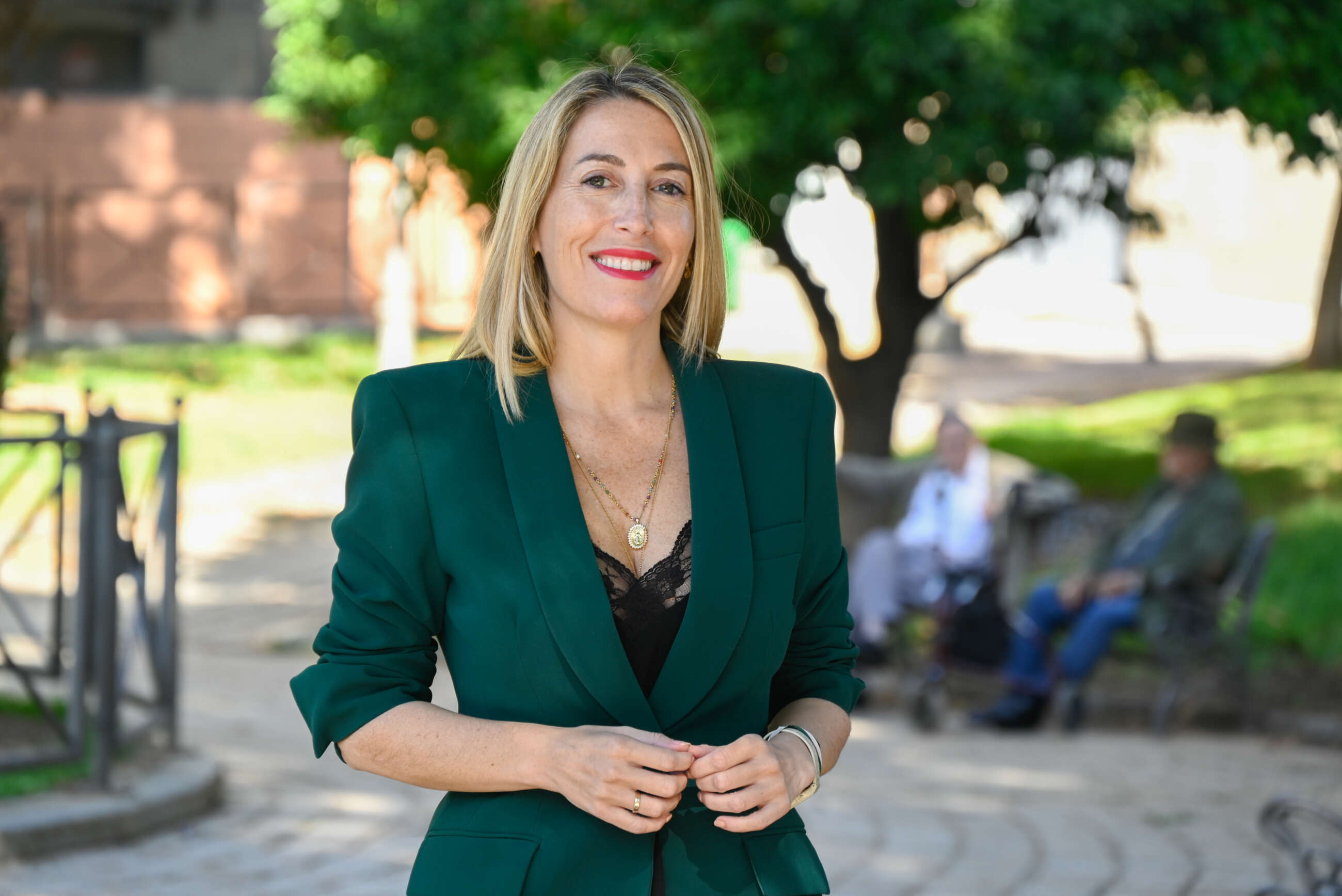 María Guardiola (Cáceres, 1978), candidata del PP a la presidencia de Extremadura.