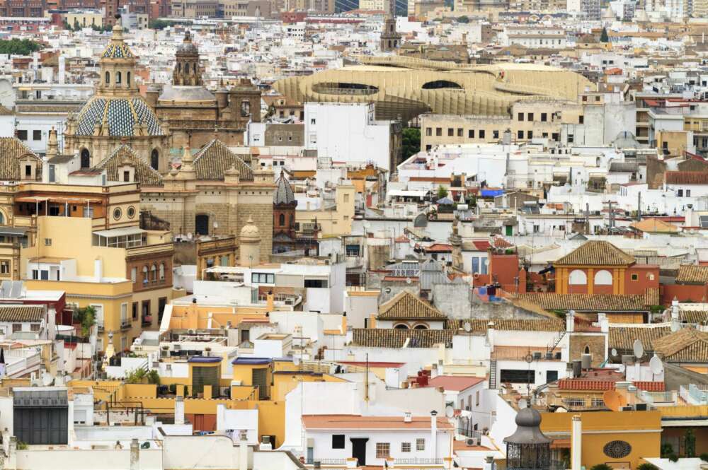 Vista panorámica de Sevilla. Foto: Envato