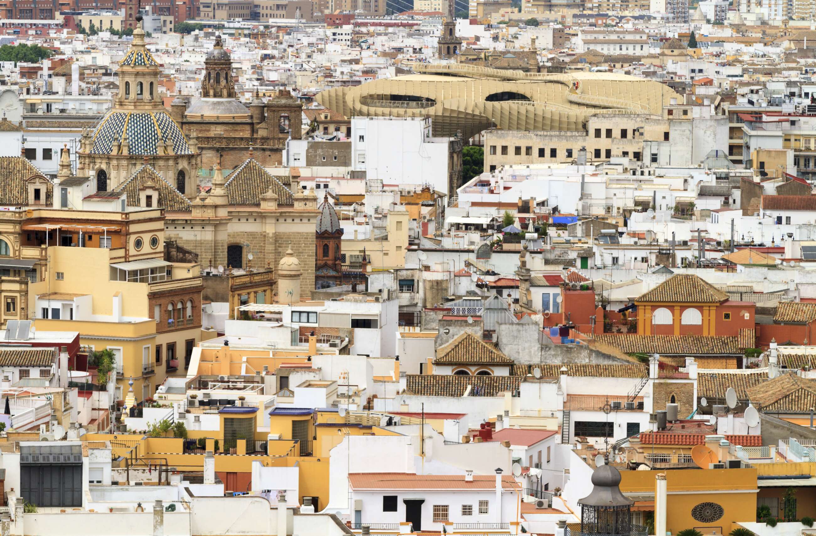 Vista panorámica de Sevilla. Foto: Envato