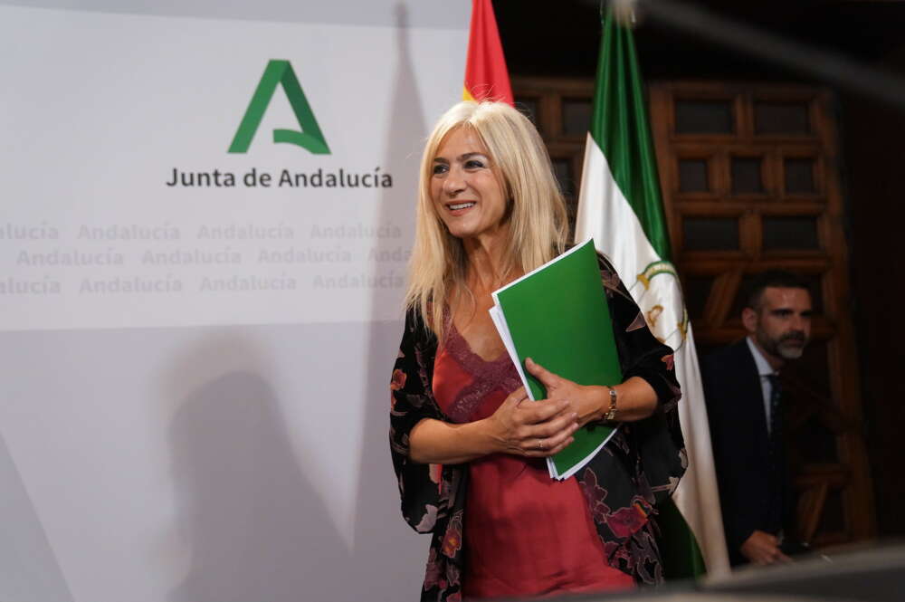 Patricia del Pozo, consejera de Educación de la Junta de Andalucía.