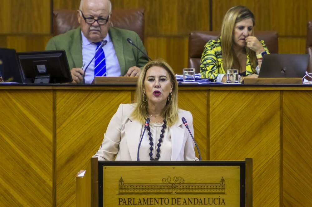 La consejera de Economía, Hacienda y Fondos Europeos, Carolina España. Foto Raúl Caro-EFE