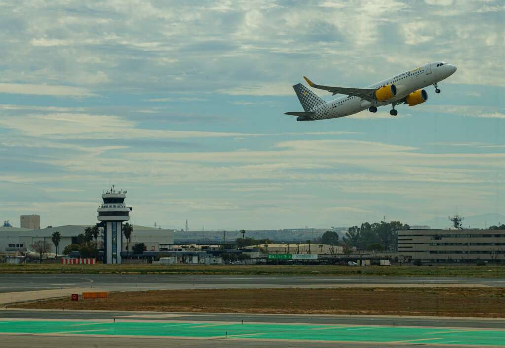 Aeropuerto de Sevilla. Foto: EFE.