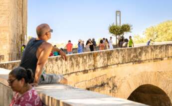 Turistas en Córdoba, a 19 de agosto de 2024.
