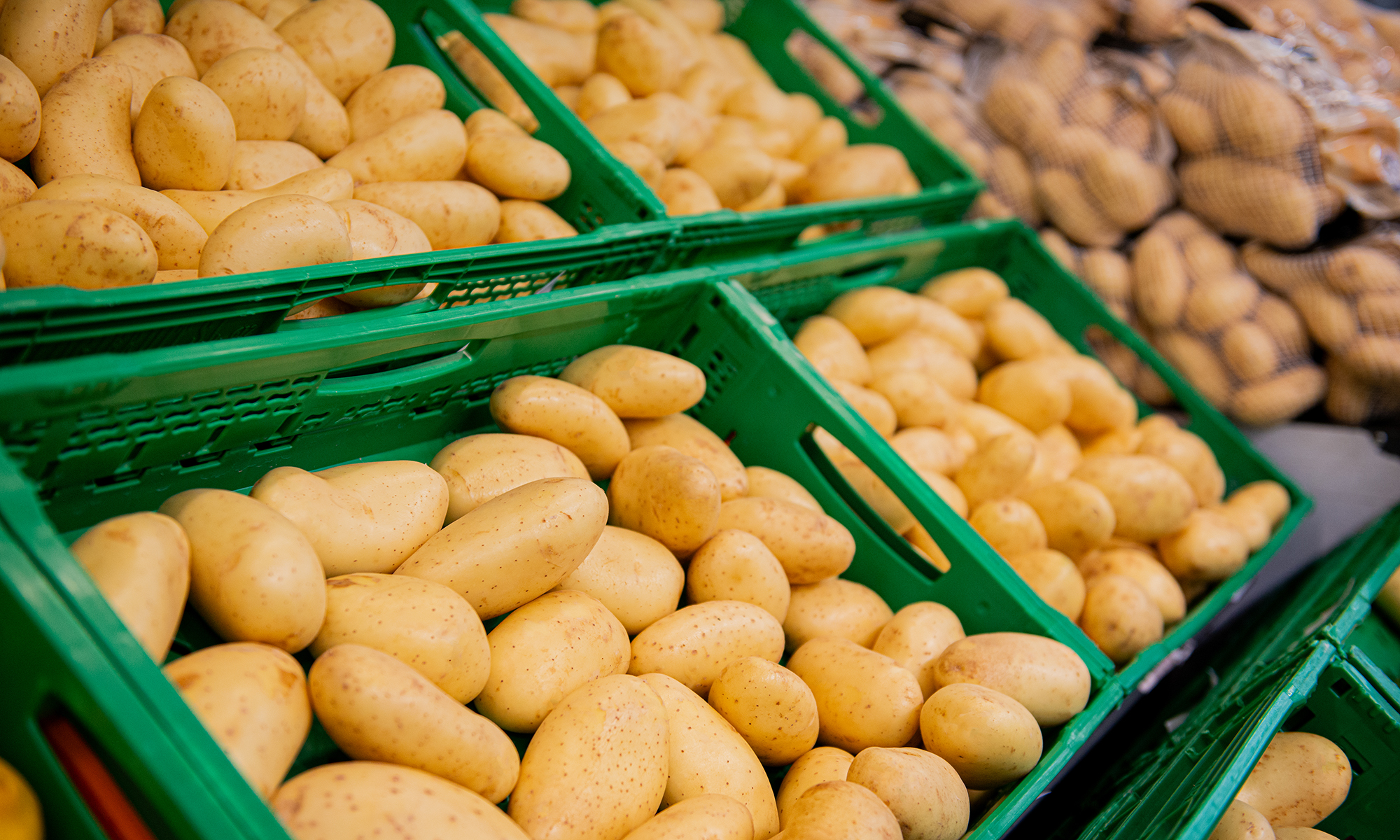 Patatas expuestas en un supermercado Mercadona. Foto: Mercadona