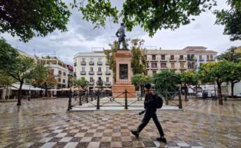 Plaza de la Gavidia, a 14 de noviembre de 2024, en Sevilla.