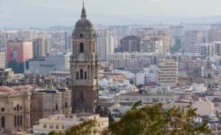 Vista de Málaga capital.