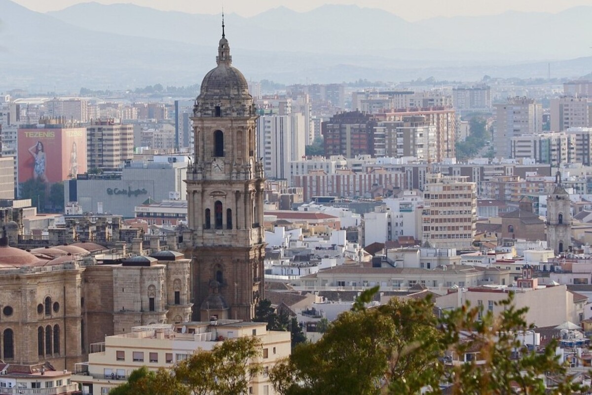 Vista de Málaga capital.