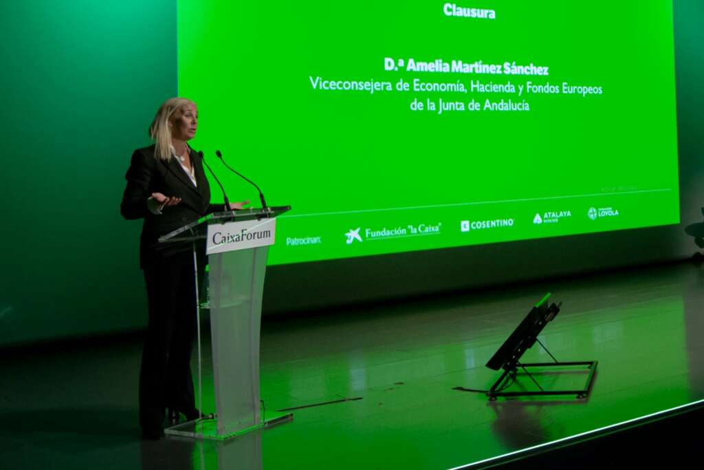 Amelia Martínez, en la presentación del Atlas de Andalucía: «La sostenibilidad debe ir emparejada con la productividad»