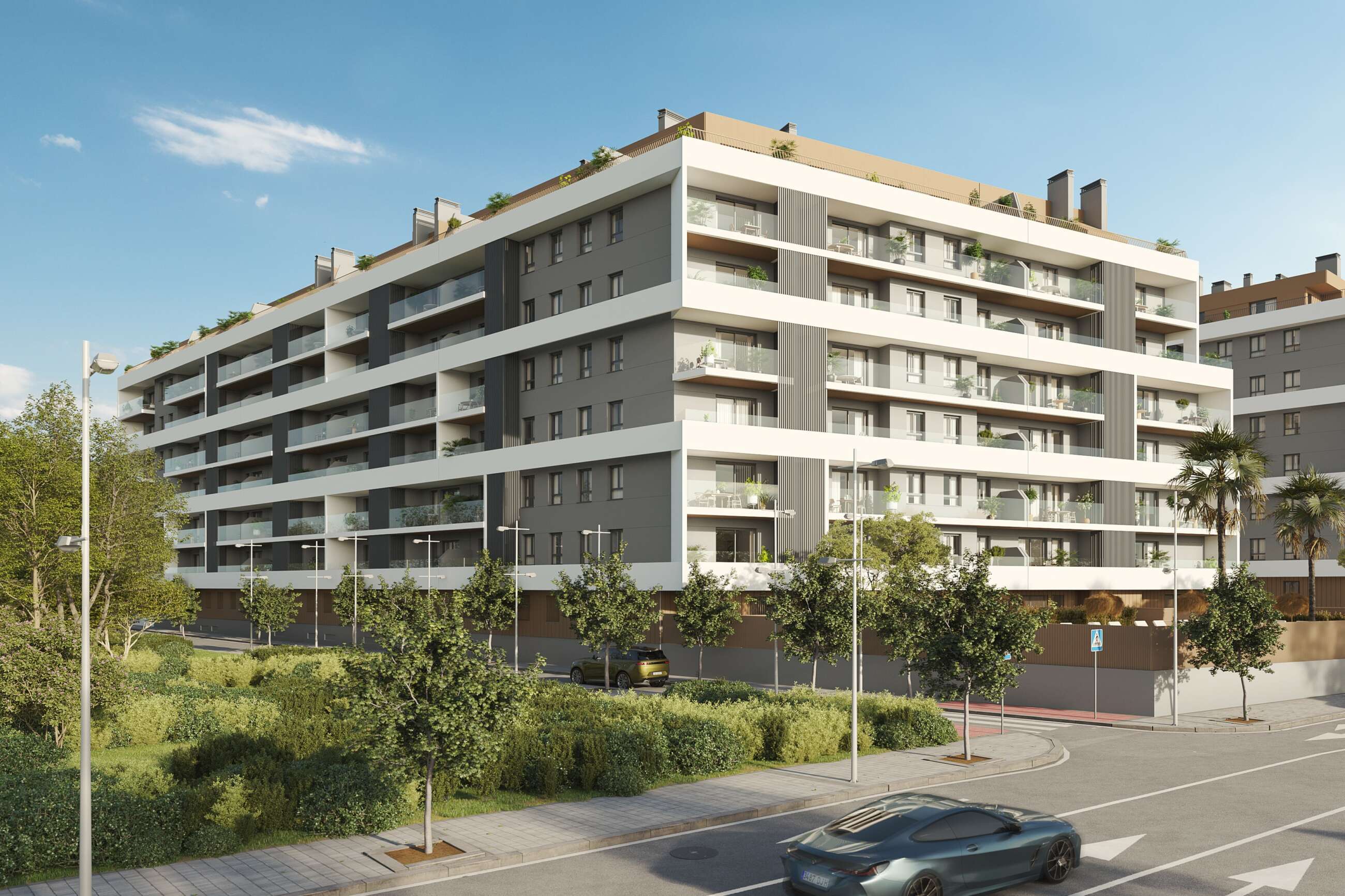 Proyección del desarrollo de ‘Alma F2’ de Metrovacesa en Granada.