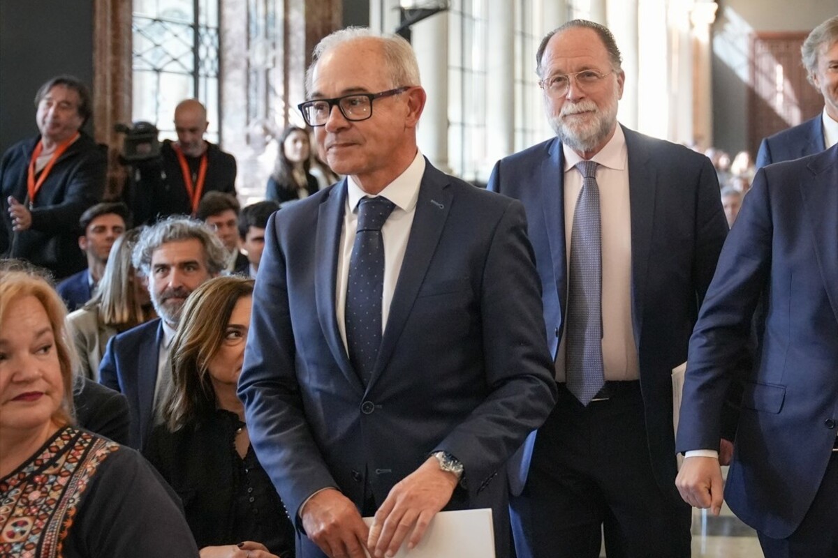 El consejero delegado de Unicaja, Isidro Rubiales, en la presentación del proyecto CREA de la Junta de Andalucía.