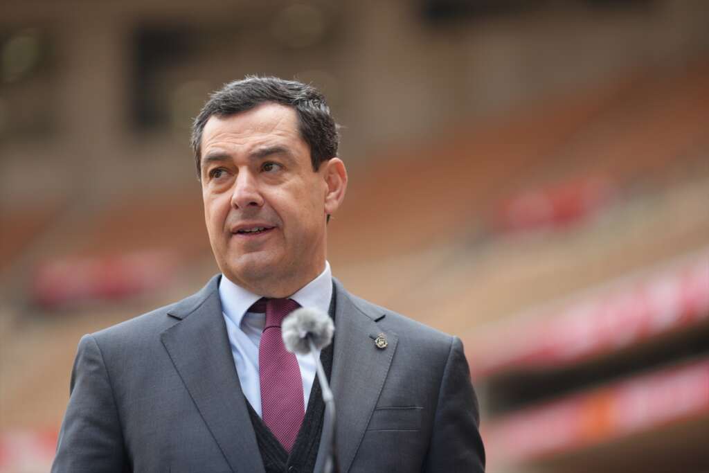 El presidente de la Junta de Andalucía, Juanma Moreno.