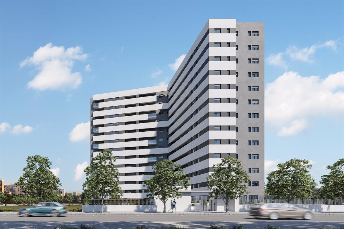 Viviendas plurifamiliares de Metrovacesa en Sevilla.