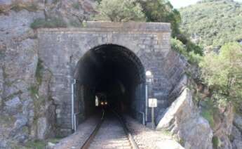 Túnel perteneciente al recorrido Bobadilla-Algeciras y que forma parte de los corredores Mediterráneo y Atlántico