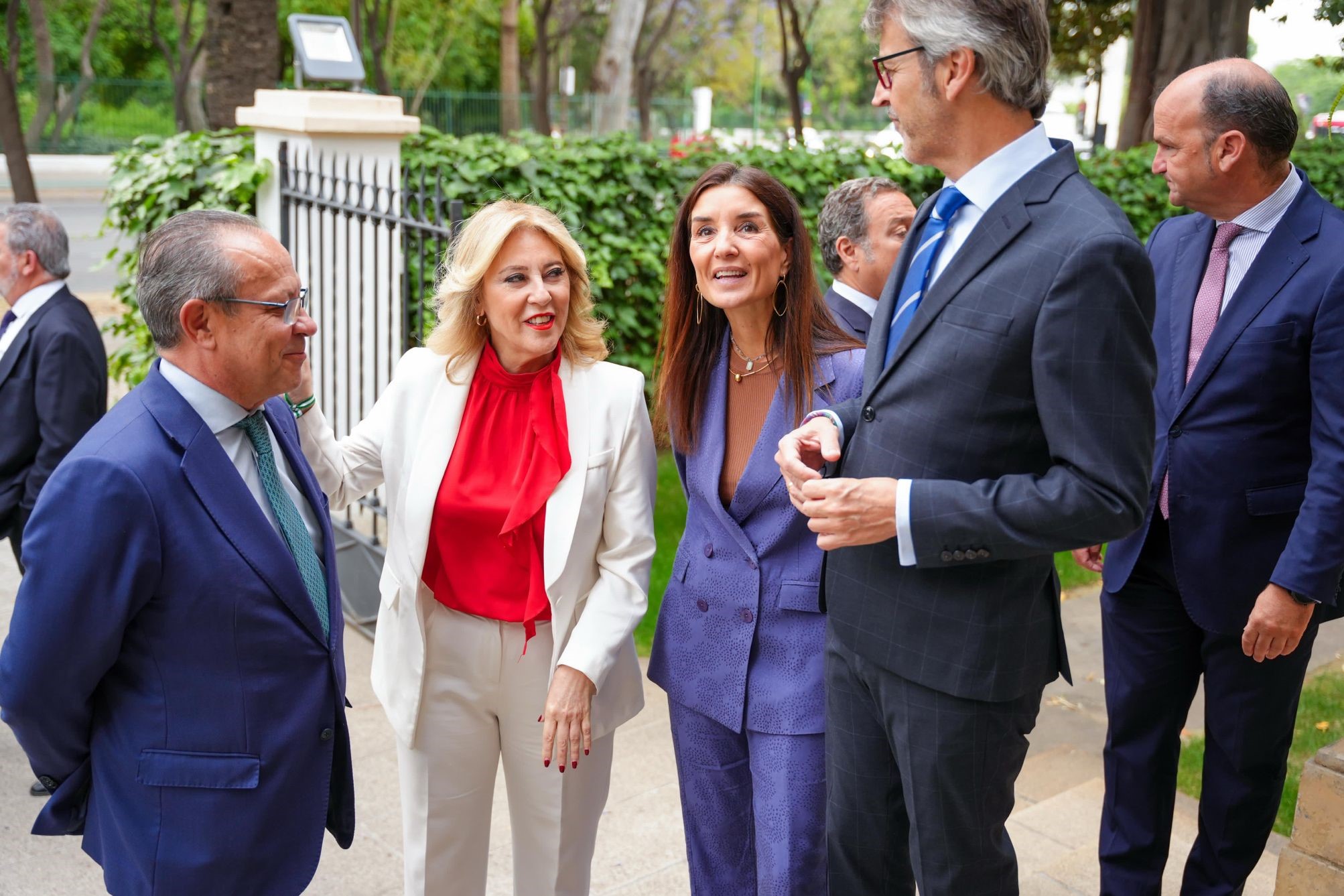 Juan Alfonso Ruiz, Carolina España, Ruth Merino y Luis Alberto Marín, consejeros de Economía y Hacienda de Castilla-La Mancha, Andalucía, Comunidad Valenciana, Murcia.