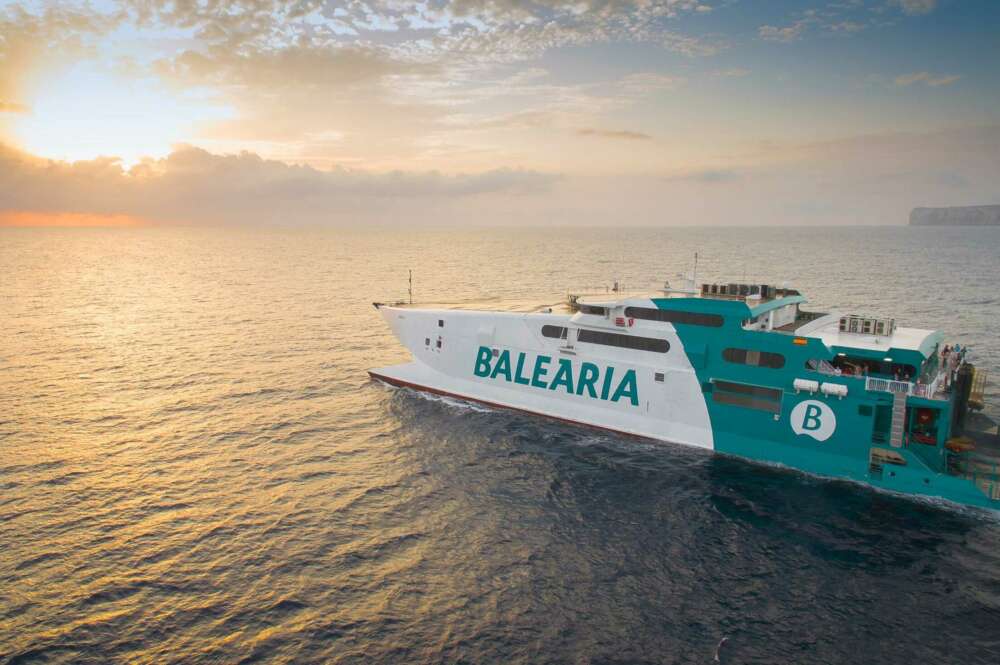 Fast ferry Jaume I. Foto: Baleària.