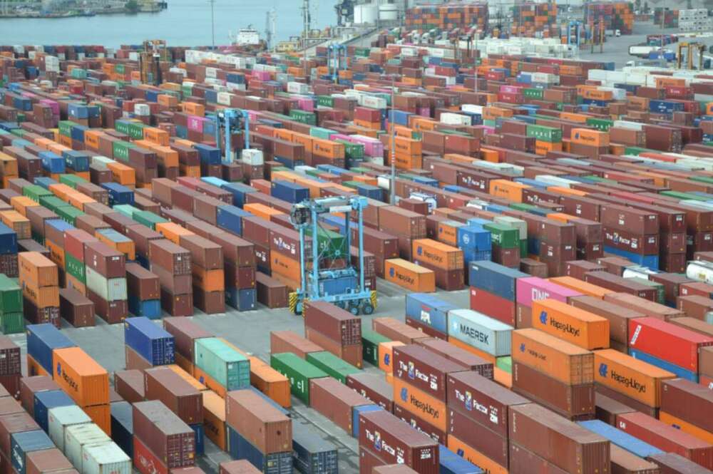 Terminal de Maersk en el Puerto de Barcelona.