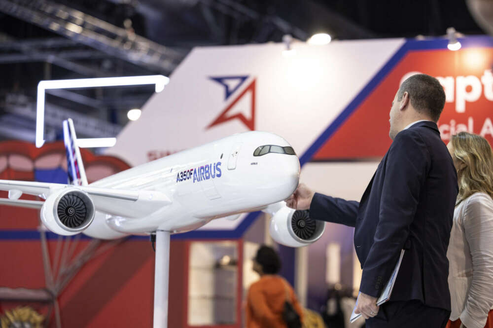 Prototipo del modelo A350F de Airbus.