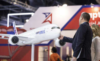 Prototipo del modelo A350F de Airbus.