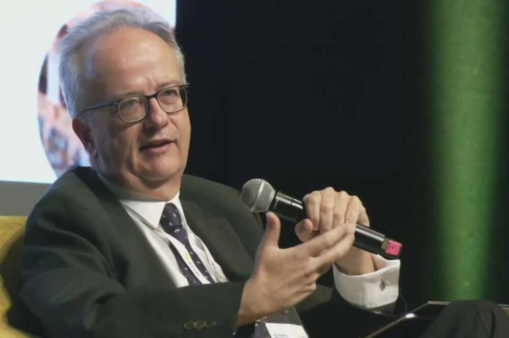 Simón Pedro Barceló, copresidente de Barceló Hotel Group, durante su intervención en el VIII Congreso Iberoamericano CEAPI.