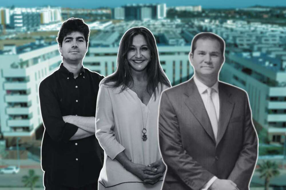 Álvaro Ybarra Osborne (Duo Future Investments), Arancha Manzanares (Ayesa) y Juan Moya Yoldi (Persán).