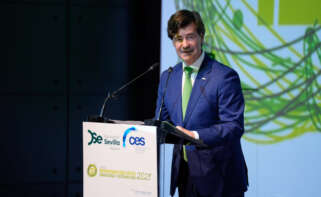 El presidente de la Confederación de Empresarios de Sevilla, Miguel Rus. Joaquín Corchero / Europa Press