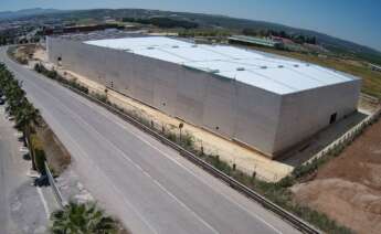 Avance de las obras del centro logístico de Ximénez en Puente Genil (Córdoba).