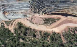 Yacimiento de San Dionisio, en la provincia de Huelva, donde Atalaya Mining está preparando su futura explotación.