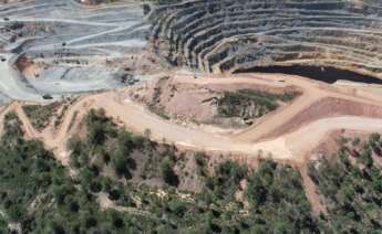 Yacimiento de San Dionisio, en la provincia de Huelva, donde Atalaya Mining está preparando su futura explotación.