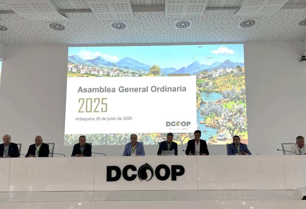 La mesa de la asamblea general de Dcoop