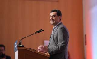 El presidente de la Junta de Andalucía, Juanma Moreno