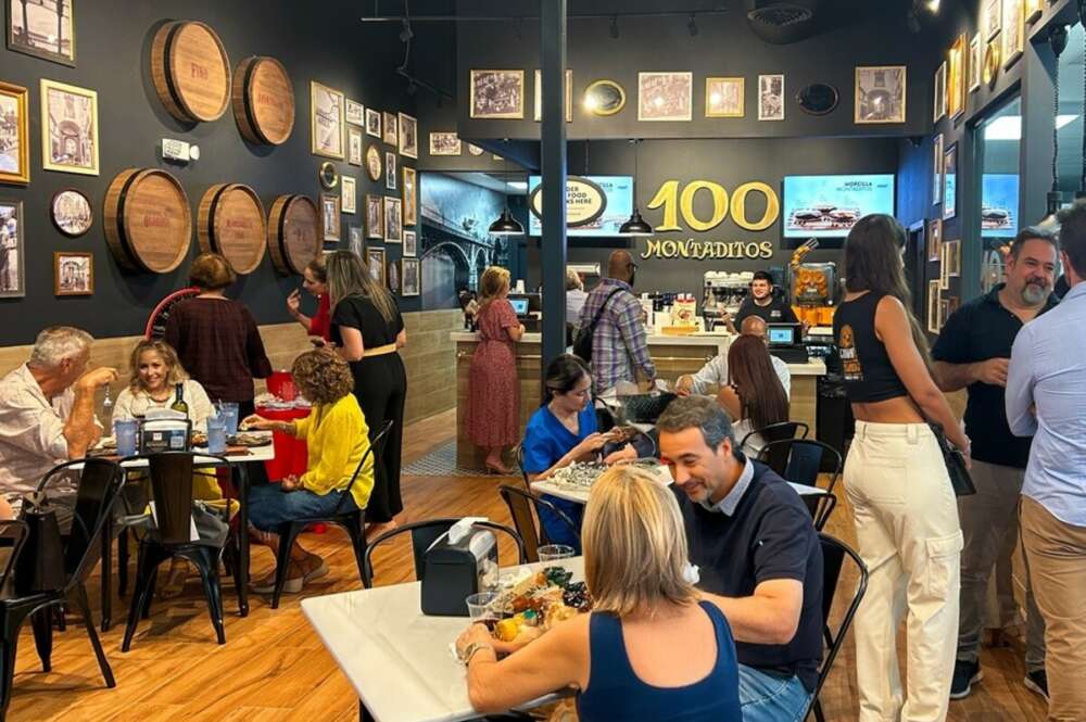 Local de 100 Montaditos en Miami (Estados Unidos).