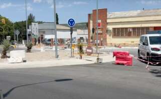 Nueva rotonda de la Avenida de la Infancia en Lucena (Córdoba)