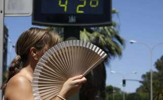 Imagen de archivo de una ola de calor en Andalucía. Foto: EFE archivo