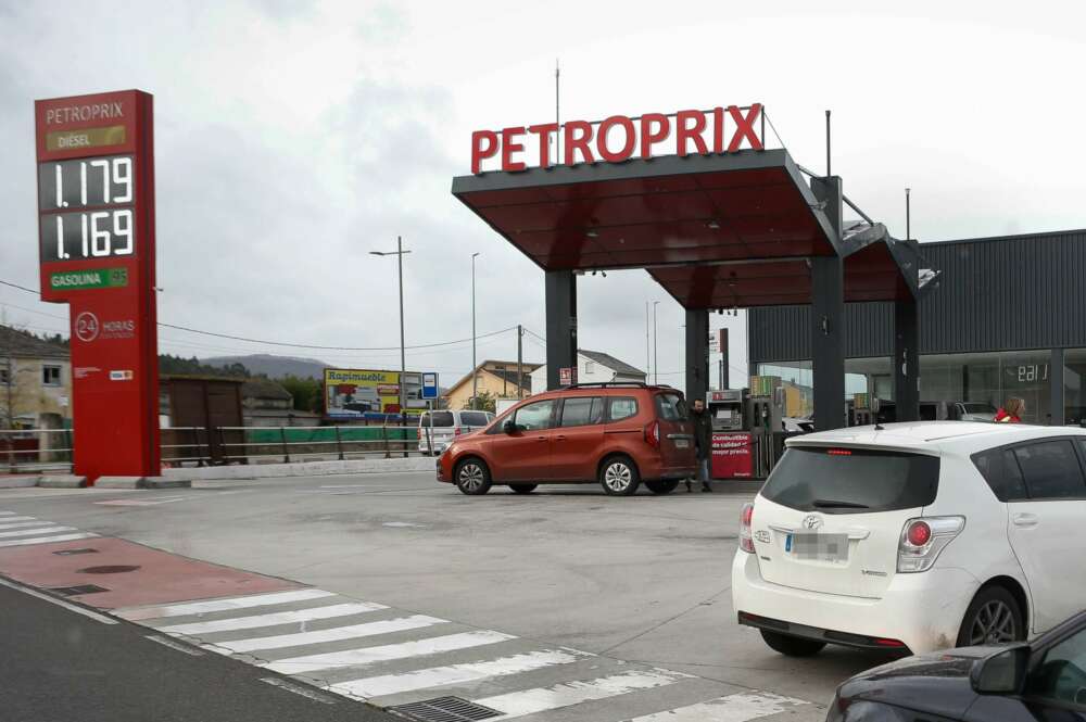 Gasolinera de Petroprix en Ribadeo (Lugo).