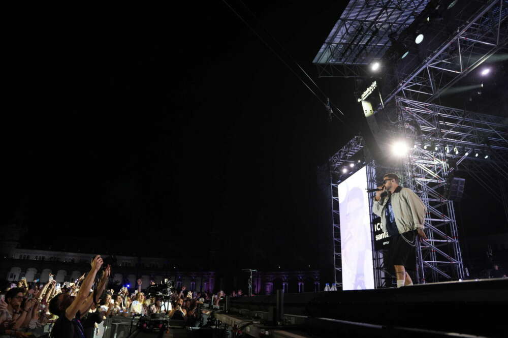 El artista Justin Timberlake durante el concierto en el ‘Icónica Fest’ organizado por Green Cow Music.