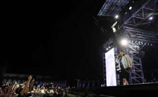 El artista Justin Timberlake durante el concierto en el ‘Icónica Fest’ organizado por Green Cow Music.