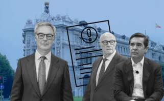 José Sevilla, Josep Oliu y Carlos Torres, presidentes de Unicaja, BBVA y Sabadell.