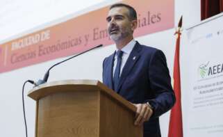 El consejero de Agricultura, Pesca, Agua y Desarrollo Rural de la Junta de Andalucía, Ramón Fernández-Pacheco
