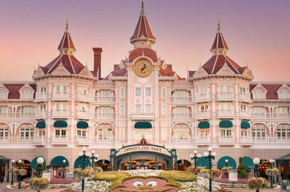 La entrada de Disneyland París