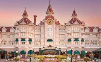 La entrada de Disneyland París