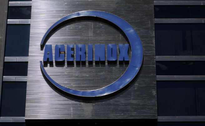 Fachada de la sede de Acerinox en Madrid.
