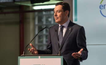El presidente de la Junta de Andalucía, Juanma Moreno. Foto. Junta de Andalucía.