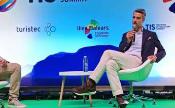 Carlos Erburu, ‘general manager’ de los hoteles Thompson (perteneciente a Hyatt) y Hyatt Centric Gran Vía, en el Tourism Innovation Summit.