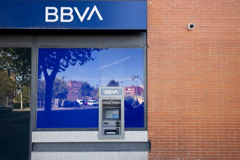 Una sucursal de BBVA en Madrid