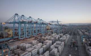 Terminal de Maersk en Algeciras.