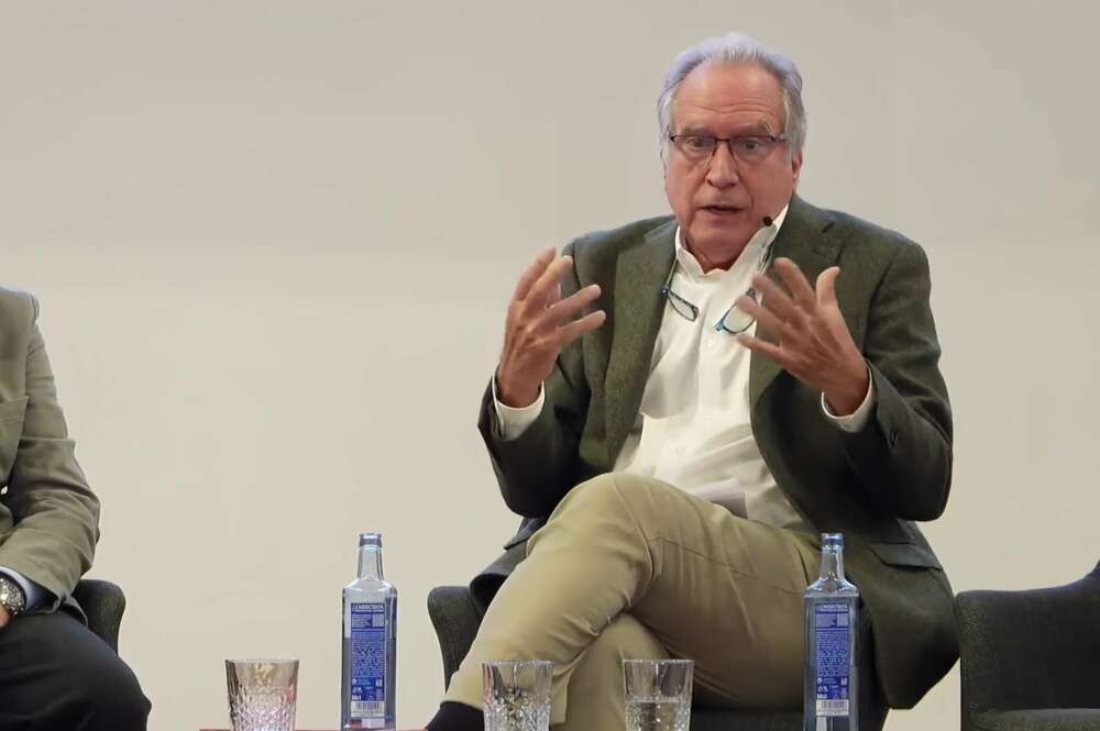 Juan Iturri, CEO de Iturri, durante el foro ‘Avanzando en la incertidumbre’ de Cesur y el Observatorio Económico de Andalucía.