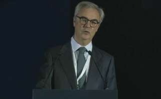 José Sevilla, presidente de Unicaja, durante su intervención en el Congreso de la APD para directores financieros empresariales.