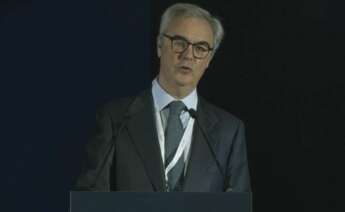 José Sevilla, presidente de Unicaja, durante su intervención en el Congreso de la APD para directores financieros empresariales.